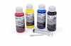 Produktbild: Tintenpatronen-Nachfüll-Set Pigment-Tinte 4x 100ml passend für Epson
