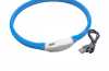 Produktbild: vhbw Hunde-Halsband mit LED's, blau, 50cm