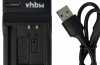 Produktbild: vhbw micro USB-Akku-Ladegerät passend für Olympus Li-50B, Sony NP-BK1 u.a.