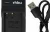 Produktbild: vhbw micro USB-Akku-Ladegerät passend für Sony NP-BN1, Casio NP-120 u.a.