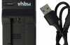 Produktbild: vhbw micro USB-Akku-Ladegerät passend für Sony NP-FC10, NP-FC11 u.a.