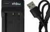 Produktbild: vhbw micro USB-Akku-Ladegerät passend für Sony NP-FS11, FS21, FS31 u.a.