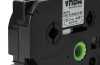 Produktbild: Schrumpfschlauch-Kassette ersetzt Brother HSE-241 17,7mm, schwarz auf weiß