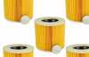 Produktbild: 5x Patronen-Filter für Kärcher wie 6.414-552.0 u.a. gelb