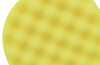 Produktbild: Polierscheibe für Poliermaschinen u.a. 150mm, gelb, gewaffelt, medium