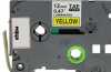 Produktbild: Schriftband-Kassette ersetzt Brother TZE-631S 12mm, schwarz auf gelb, laminiert, 4m lang