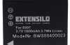Produktbild: EXTENSILO Akku für Panasonic wie CGA-S007 u.a. 1000mAh