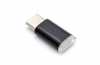 Produktbild: Adapter schwarz von USB Type C (m) auf Micro-USB (f)