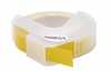 Produktbild: Prägeband-Schriftband-Kassette ersetzt Dymo 0898170 9mm, weiß auf gelb