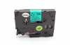 Produktbild: Schriftband-Kassette ersetzt Brother HGE-731 12mm schwarz auf grün