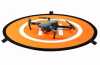 Produktbild: vhbw Landematte schwarz / orange passend für diverse Drohnen