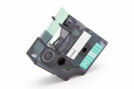 Produktbild: Industrie Vinyl-Etiketten-Kassette ersetzt Dymo 1805420 19mm, weiß auf grün