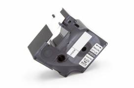 Produktbild: Industrie Vinyl-Etiketten-Kassette ersetzt Dymo 1805430 24mm, schwarz auf weiß