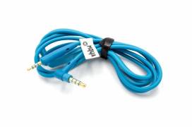 Produktbild: Adapterkabel blau 1,5m für Bose QuietComfort 25, QC25-Kopfhörer