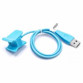 Produktbild: USB Ladekabel für FitBit Alta HR Smartwatch 55cm blau mit Reset-Funktion