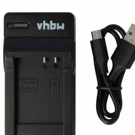 Produktbild: vhbw micro USB-Akku-Ladegerät passend für Nikon EN-EL12