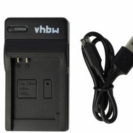 Produktbild: vhbw micro USB-Akku-Ladegerät passend für Canon NB-4L, NB-5L