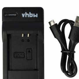 Produktbild: vhbw micro USB-Akku-Ladegerät passend für Canon NB-11L