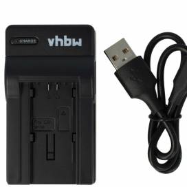 Produktbild: vhbw micro USB-Akku-Ladegerät passend für Canon BP-709, BP-718, BP-727