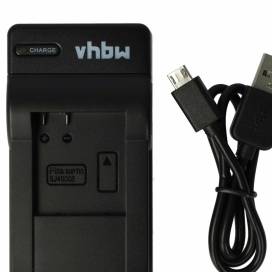 Produktbild: vhbw micro USB-Akku-Ladegerät passend für Sport Camera SJ4000 u.a.