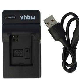 Produktbild: vhbw micro USB-Akku-Ladegerät passend für GoPro AHDBT-201, 301, 302