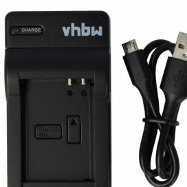 Produktbild: vhbw micro USB-Akku-Ladegerät passend für Canon NB-10L