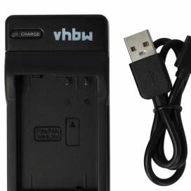 Produktbild: vhbw micro USB-Akku-Ladegerät passend für Panasonic DMW-BLD10E