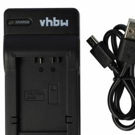 Produktbild: vhbw micro USB-Akku-Ladegerät passend für Panasonic DMW-BMB9E