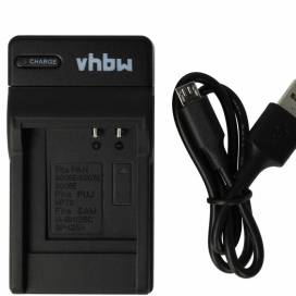 Produktbild: vhbw micro USB-Akku-Ladegerät passend für Panasonic CGA-S005, S008 u.a.