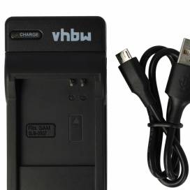 Produktbild: vhbw micro USB-Akku-Ladegerät passend für Samsung SLB-0937 u.a.