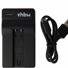 Produktbild: vhbw micro USB-Akku-Ladegerät passend für Minolta NP-700 u.a.