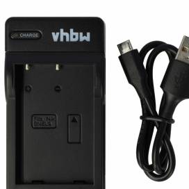 Produktbild: vhbw micro USB-Akku-Ladegerät passend für Nikon EN-EL9 u.a.