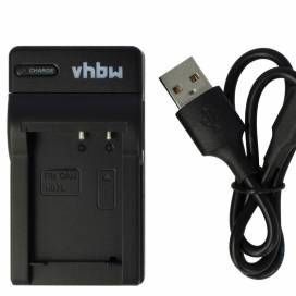 Produktbild: vhbw micro USB-Akku-Ladegerät passend für Canon NB-7L