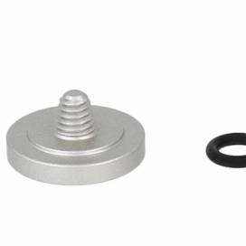 Produktbild: Ergonomischer Metall-Auslöseknopf für Kameras silber