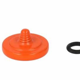 Produktbild: Ergonomischer Metall-Auslöseknopf für Kameras orange