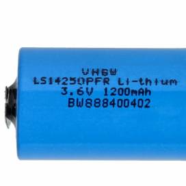 Produktbild: Lithium-Thionylchlorid Batterie wie ½ AA LS14250PFR 3,6V 1,2 Ah