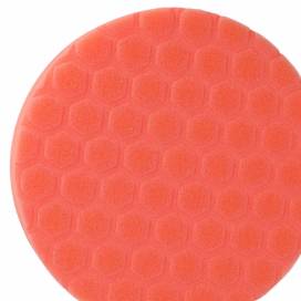 Produktbild: Polierscheibe für Poliermaschinen u.a. 150mm, orange, hexagon, medium