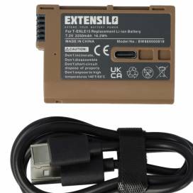 Produktbild: EXTENSILO Akku mit USB-C Anschluss für Nikon wie EN-EL15 u.a. 2250mAh