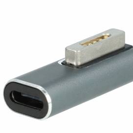 Produktbild: Adapter USB Typ C, weiblich, zu MagSafe 2, T-Form, 100W, rund