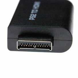 Produktbild: Konverter Playstation 2 zu HDMI mit 3,5mm Audiobuchse + USB Kabel, schwarz