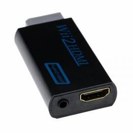 Produktbild: Konverter Nintendo Wii zu HDMI mit 3,5mm Audiobuchse, schwarz