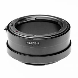 Produktbild: Objektiv-Adapterring für Nikon AI Objektiv an Canon EOS R Kameras, schwarz