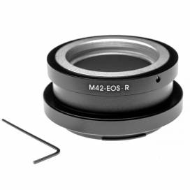 Produktbild: Objektiv-Adapterring für M42-Objektive an Canon EOS R Kameras, schwarz