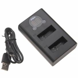 Produktbild: Dual-Ladegerät (Micro USB / Type C) für GoPro AHDBT-501