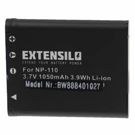 Produktbild: EXTENSILO Akku wie NP-110 für Casio Exilim EX-Z200 u.a. 1050mAh