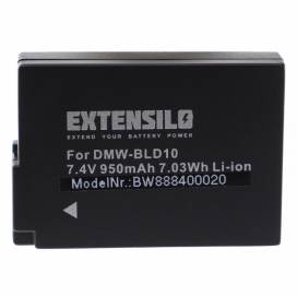 Produktbild: EXTENSILO Akku für Panasonic wie DMW-BLD10 u.a. 950mAh