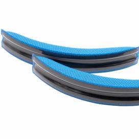 Produktbild: 2 x Kopfbügelpolster blau passend für Logitech Headset F450 / G35 / G430 / G930