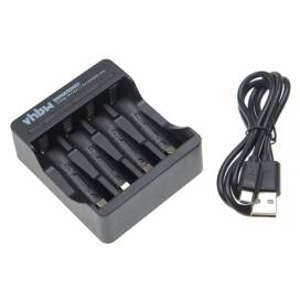 Produktbild: Micro USB Ladegerät für 4x AA oder 4x AAA-Li-Ion