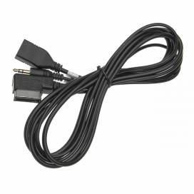 Produktbild: Adapterkabel für VW / Audi MMI 3G auf USB mit 3,5mm Line-Anschluss