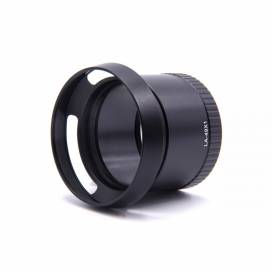 Produktbild: Filteradapter Tubus mit Gegenlichtblende schwarz für Leica X1, X2 u.a. auf 49mm